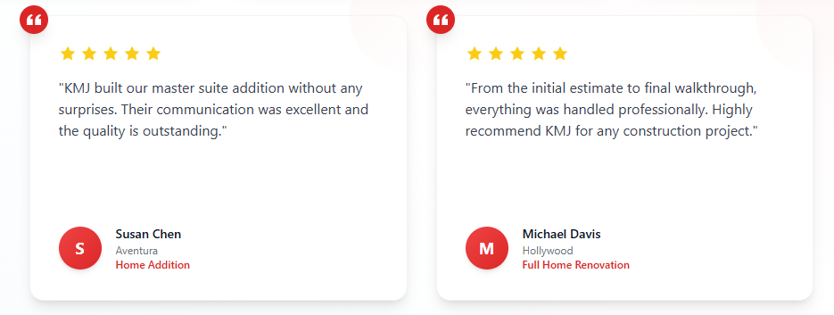 Video testimonial screenshot